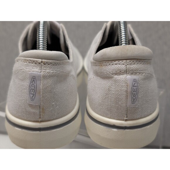 KEEN Elsa III Gore Womens Size 11 Off White Canvas Slip On Sneakers - Picture 6 of 10